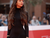 Gala Zohar Martinucci attends the ''Arsa'' red carpet during the 19th Rome Film Festival at Auditorium Parco Della Musica in Rome, Italy, on...