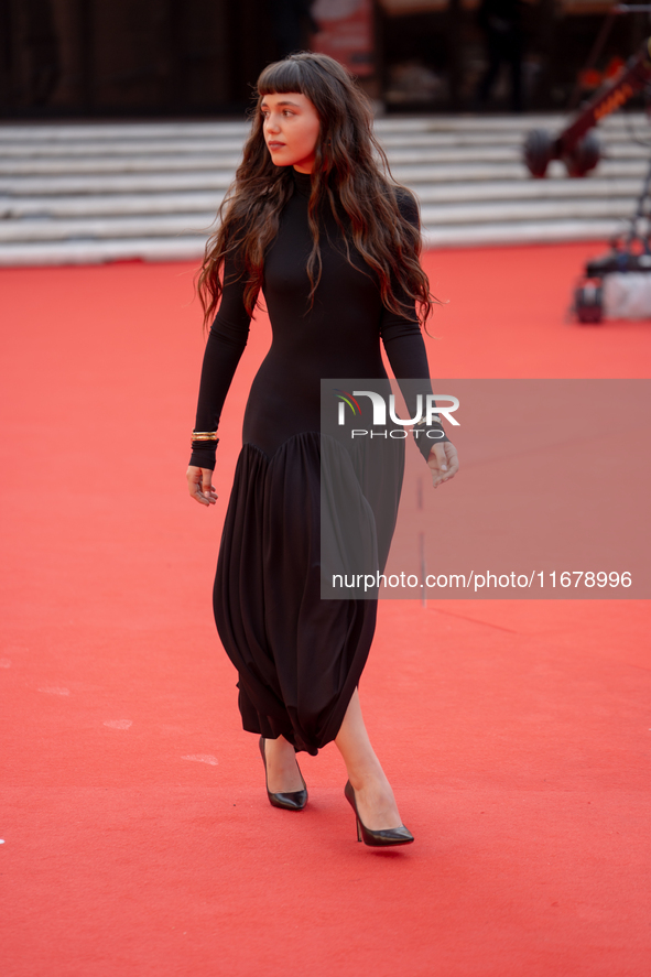 Gala Zohar Martinucci attends the ''Arsa'' red carpet during the 19th Rome Film Festival at Auditorium Parco Della Musica in Rome, Italy, on...