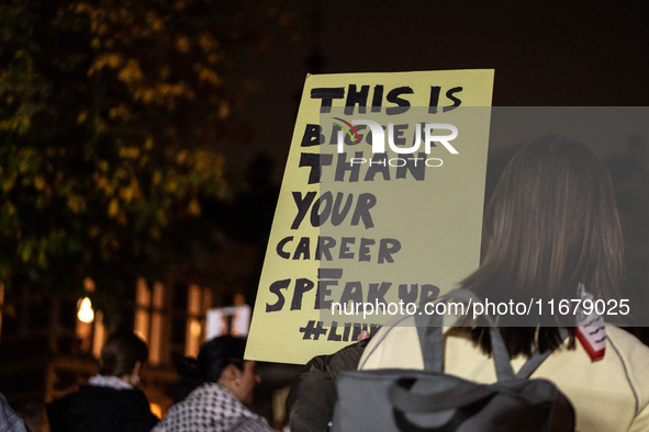 On Thursday, October 17, 2024, a protest in support of Palestine took place in Utrecht, marking one year since a large demonstration occurre...