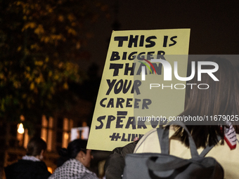 On Thursday, October 17, 2024, a protest in support of Palestine took place in Utrecht, marking one year since a large demonstration occurre...