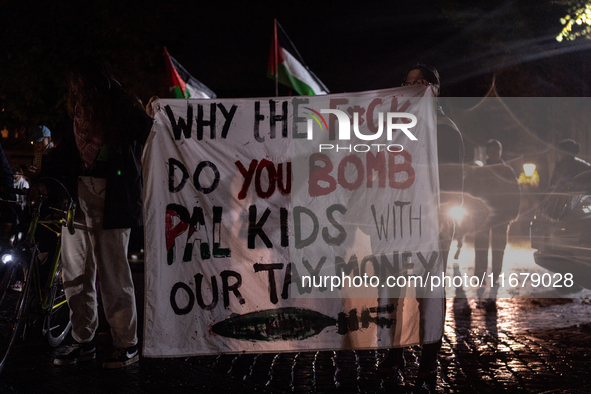 On Thursday, October 17, 2024, a protest in support of Palestine took place in Utrecht, marking one year since a large demonstration occurre...