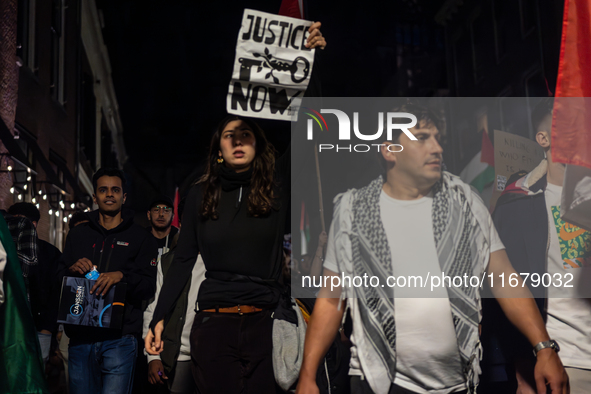 On Thursday, October 17, 2024, a protest in support of Palestine took place in Utrecht, marking one year since a large demonstration occurre...