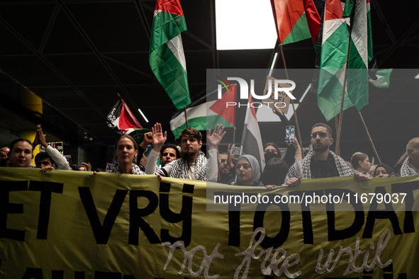 On Thursday, October 17, 2024, a protest in support of Palestine took place in Utrecht, marking one year since a large demonstration occurre...