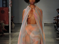 The Sau brand show takes place at Sao Paulo Fashion Week N58 in Sao Paulo, Brazil, on October 18, 2024, at Ibirapuera. (