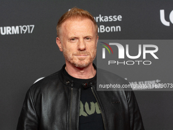 Kasem Hoxha, a German actor, attends the photo call of ''A Better Place'' at Film Palast in Cologne, Germany, on October 18, 2024, during th...