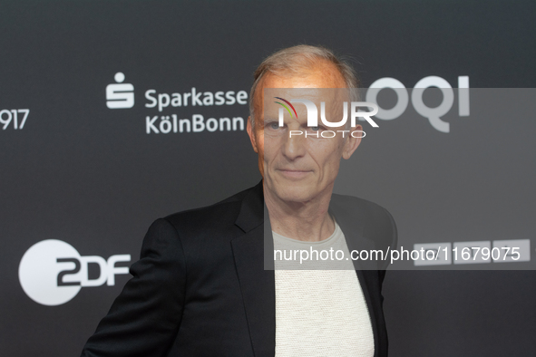 Richard Sammel, a German actor, attends the photo call of ''A Better Place'' at Film Palast in Cologne, Germany, on October 18, 2024, during...