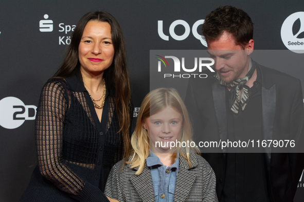 Anne Zohra Berrached, a German director, and Konstantin Bock, a German director, attend the photo call of ''A Better Place'' at Film Palast...