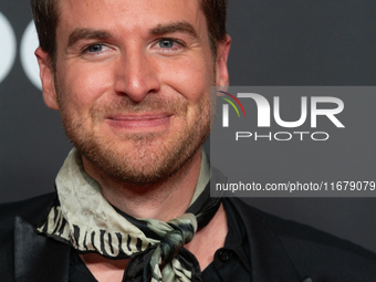 Konstantin Bock, a German director, attends the photo call of ''A Better Place'' at Film Palast in Cologne, Germany, on October 18, 2024, du...