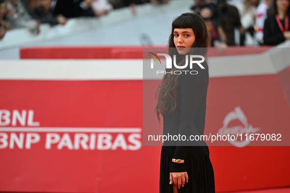 Gala Zohar Martinucci attends the ''Arsa'' red carpet during the 19th Rome Film Festival at Auditorium Parco Della Musica in Rome, Italy, on...