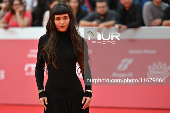 Gala Zohar Martinucci attends the ''Arsa'' red carpet during the 19th Rome Film Festival at Auditorium Parco Della Musica in Rome, Italy, on...