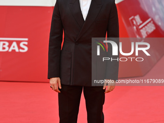 Jacopo Olmo Antinori attends the ''Arsa'' red carpet during the 19th Rome Film Festival at Auditorium Parco Della Musica in Rome, Italy, on...