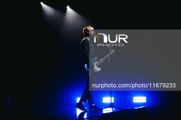 Riker Lynch of The Driver Era performs live during the X Girlfriend Tour at Fabrique in Milan, Italy, on October 17, 2024 