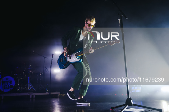 Riker Lynch of The Driver Era performs live during the X Girlfriend Tour at Fabrique in Milan, Italy, on October 17, 2024 