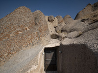 An exterior view of a room at the Kandovan cliff hotel in the village of Kandovan, 650 km (400 miles) northwest of Tehran, Iran, on October...