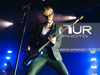 Riker Lynch of The Driver Era performs live during the X Girlfriend Tour at Fabrique in Milan, Italy, on October 17, 2024 (