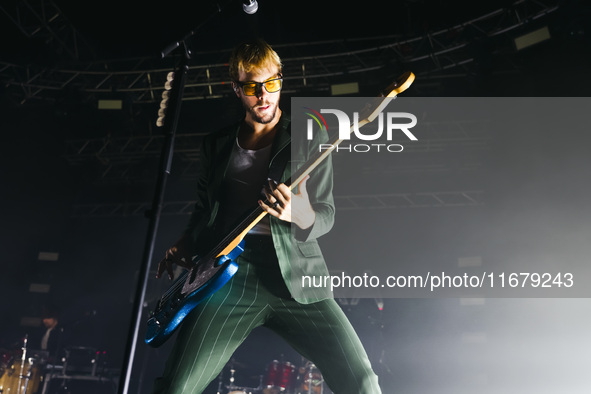 Riker Lynch of The Driver Era performs live during the X Girlfriend Tour at Fabrique in Milan, Italy, on October 17, 2024 