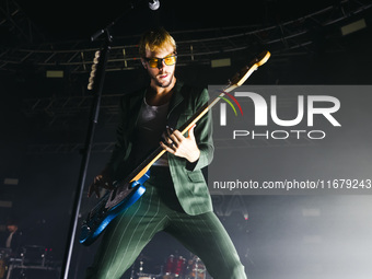 Riker Lynch of The Driver Era performs live during the X Girlfriend Tour at Fabrique in Milan, Italy, on October 17, 2024 (