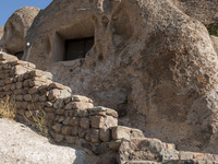 An exterior view of a room at the Kandovan cliff hotel in the village of Kandovan, 650 km (400 miles) northwest of Tehran, Iran, on October...