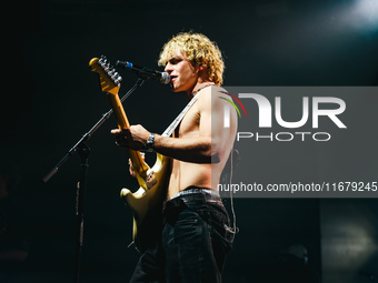 Ross Lynch of The Driver Era performs live during the X Girlfriend Tour at Fabrique in Milan, Italy, on October 17, 2024 (