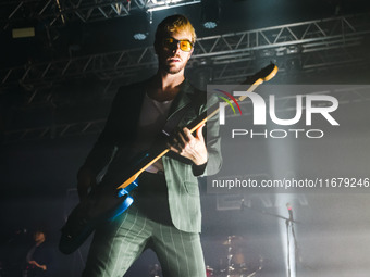 Riker Lynch of The Driver Era performs live during the X Girlfriend Tour at Fabrique in Milan, Italy, on October 17, 2024 (