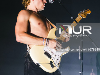 Ross Lynch of The Driver Era performs live during the X Girlfriend Tour at Fabrique in Milan, Italy, on October 17, 2024 (