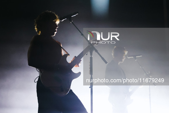 Ross Lynch of The Driver Era performs live during the X Girlfriend Tour at Fabrique in Milan, Italy, on October 17, 2024 