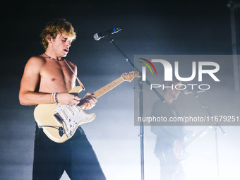 Ross Lynch of The Driver Era performs live during the X Girlfriend Tour at Fabrique in Milan, Italy, on October 17, 2024 (