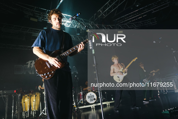 Ross Lynch of The Driver Era performs live during the X Girlfriend Tour at Fabrique in Milan, Italy, on October 17, 2024 