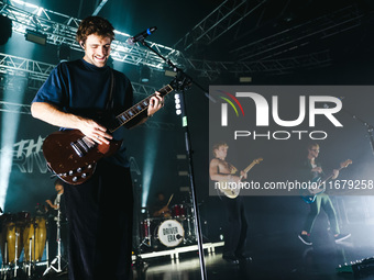 Ross Lynch of The Driver Era performs live during the X Girlfriend Tour at Fabrique in Milan, Italy, on October 17, 2024 (