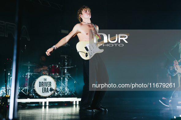 Ross Lynch of The Driver Era performs live during the X Girlfriend Tour at Fabrique in Milan, Italy, on October 17, 2024 