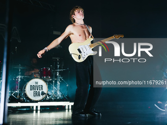 Ross Lynch of The Driver Era performs live during the X Girlfriend Tour at Fabrique in Milan, Italy, on October 17, 2024 (