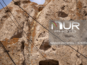 A general view shows a home in Kandovan cliff village, 650 km (400 miles) northwest of Tehran, Iran, on October 18, 2024. Kandovan is a vill...