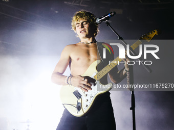 Ross Lynch of The Driver Era performs live during the X Girlfriend Tour at Fabrique in Milan, Italy, on October 17, 2024 (