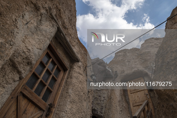 A general view shows homes in Kandovan cliff village, 650 km (400 miles) northwest of Tehran, Iran, on October 18, 2024. Kandovan is a villa...