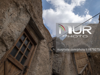 A general view shows homes in Kandovan cliff village, 650 km (400 miles) northwest of Tehran, Iran, on October 18, 2024. Kandovan is a villa...