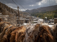 A general view of Kandovan cliff village, 650 km (400 miles) northwest of Tehran, Iran, on October 18, 2024. Kandovan is a village where hom...