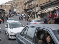 Iranian people visit the Kandovan cliff village, 650 km (400 miles) northwest of Tehran, Iran, on October 18, 2024. Kandovan is a village wh...