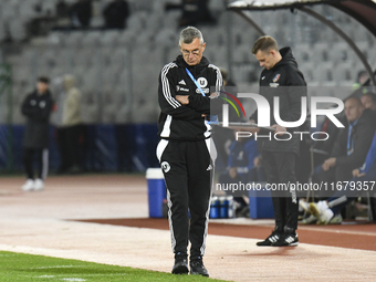 Ioan Ovidiu Sabau plays during the Universitatea Cluj vs. Otelul Galati match at Cluj Arena in Cluj, Romania, on October 18, 2024. (