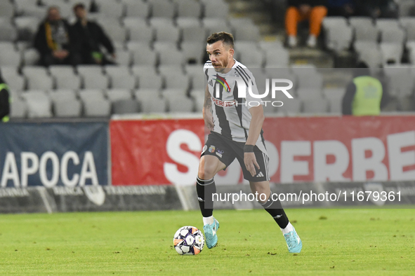 Dan Nistor plays during Universitatea Cluj versus Otelul Galati at Cluj Arena in Cluj, Romania, on October 18, 2024. 