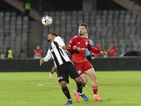 Berto plays during the Universitatea Cluj vs. Otelul Galati match at Cluj Arena in Cluj, Romania, on October 18, 2024. (