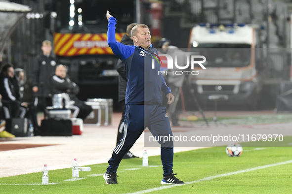 Dorinel Munteanu plays during Universitatea Cluj versus Otelul Galati at Cluj Arena in Cluj, Romania, on October 18, 2024 