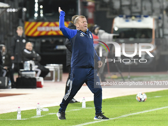 Dorinel Munteanu plays during Universitatea Cluj versus Otelul Galati at Cluj Arena in Cluj, Romania, on October 18, 2024 (