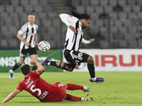 Berto plays during the Universitatea Cluj vs. Otelul Galati match at Cluj Arena in Cluj, Romania, on October 18, 2024. (