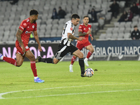 Ovidiu Bic plays during the Universitatea Cluj vs. Otelul Galati match at Cluj Arena in Cluj, Romania, on October 18, 2024. (