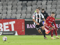 Alexandru Chipciu is in action during Universitatea Cluj versus Otelul Galati at Cluj Arena in Cluj, Romania, on October 18, 2024. (