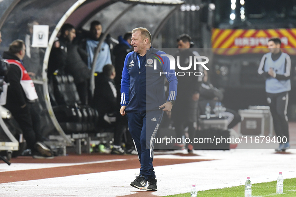 Dorinel Munteanu plays during Universitatea Cluj versus Otelul Galati at Cluj Arena in Cluj, Romania, on October 18, 2024 