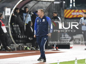 Dorinel Munteanu plays during Universitatea Cluj versus Otelul Galati at Cluj Arena in Cluj, Romania, on October 18, 2024 (