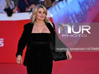 Angelica Russo attends the ''FINO ALLA FINE'' red carpet during the 19th Rome Film Festival at Auditorium Parco Della Musica in Rome, Italy,...