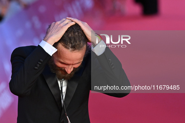 Jovanotti attends the ''FINO ALLA FINE'' red carpet during the 19th Rome Film Festival at Auditorium Parco Della Musica in Rome, Italy, on O...