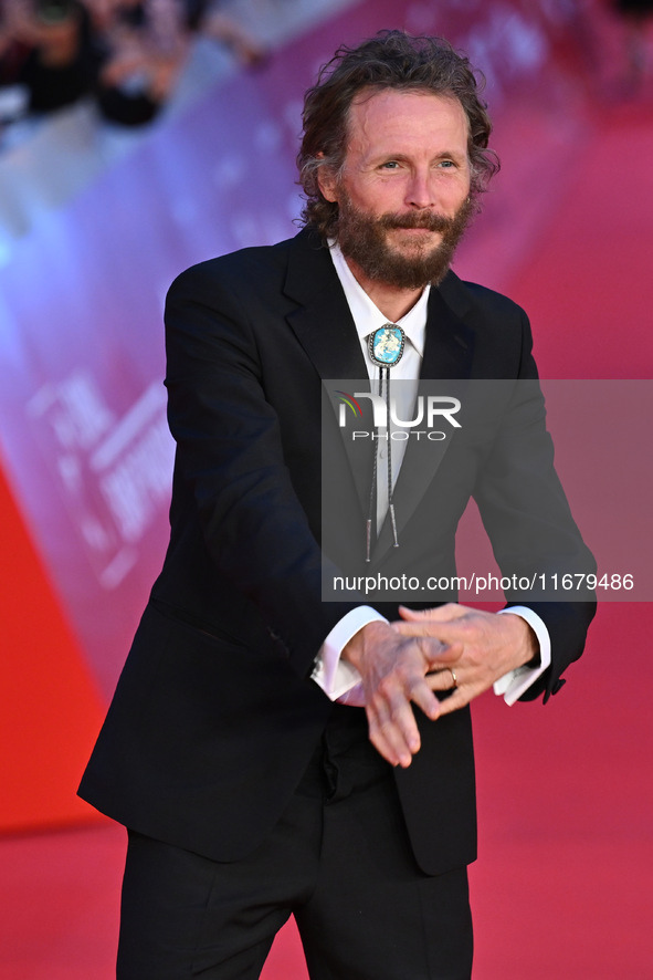 Jovanotti attends the ''FINO ALLA FINE'' red carpet during the 19th Rome Film Festival at Auditorium Parco Della Musica in Rome, Italy, on O...